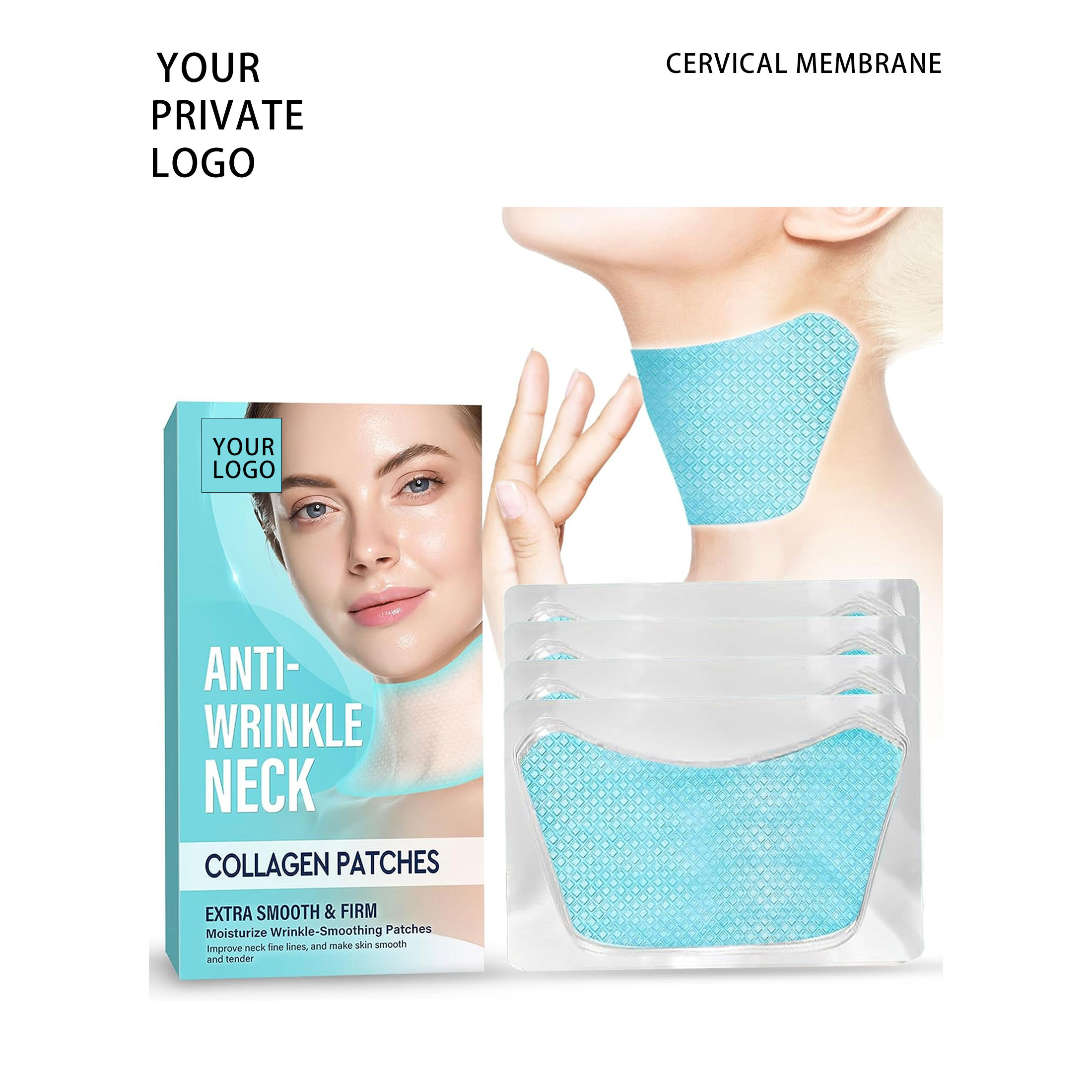 Moisturize Wrinkle-Smoothing Neck Mask