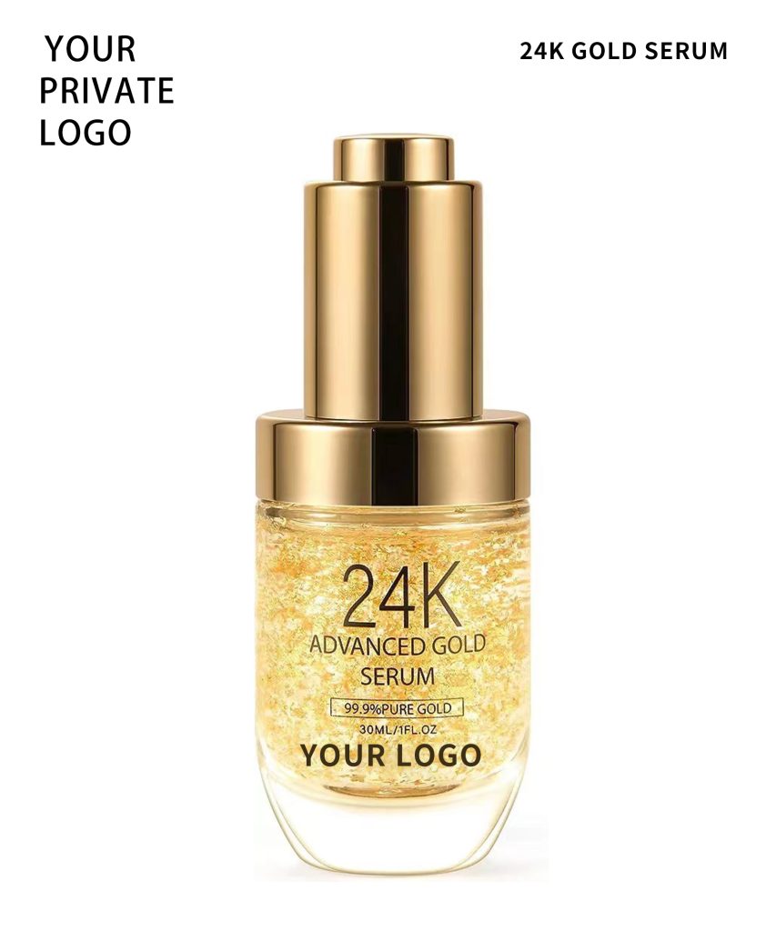 What does 24K gold serum do for skin?