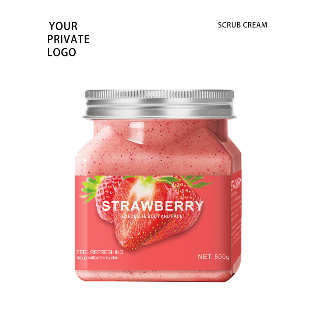 Strawberry sea salt scrub