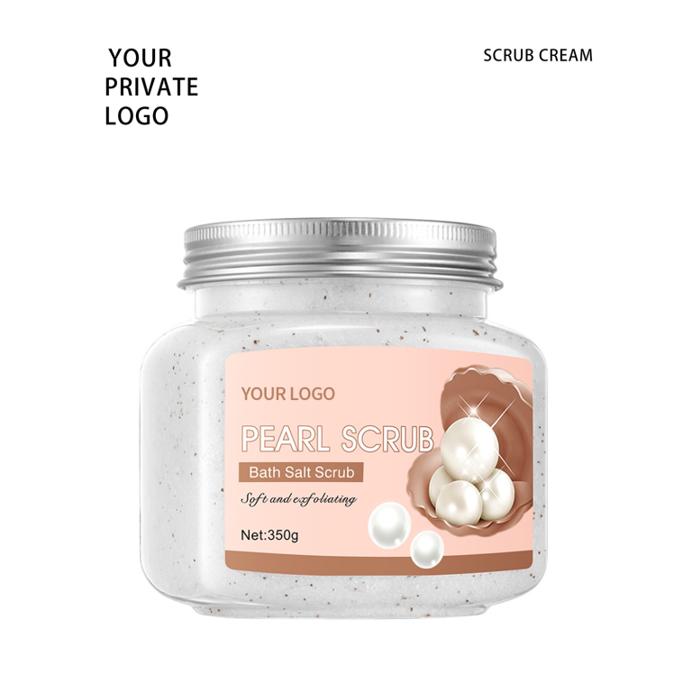 Pearl bath salt scrub