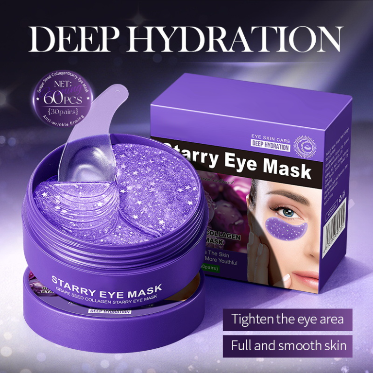 Grape seed collagen starry eye mask