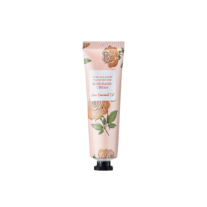 Rose hand cream, soft and smooth.