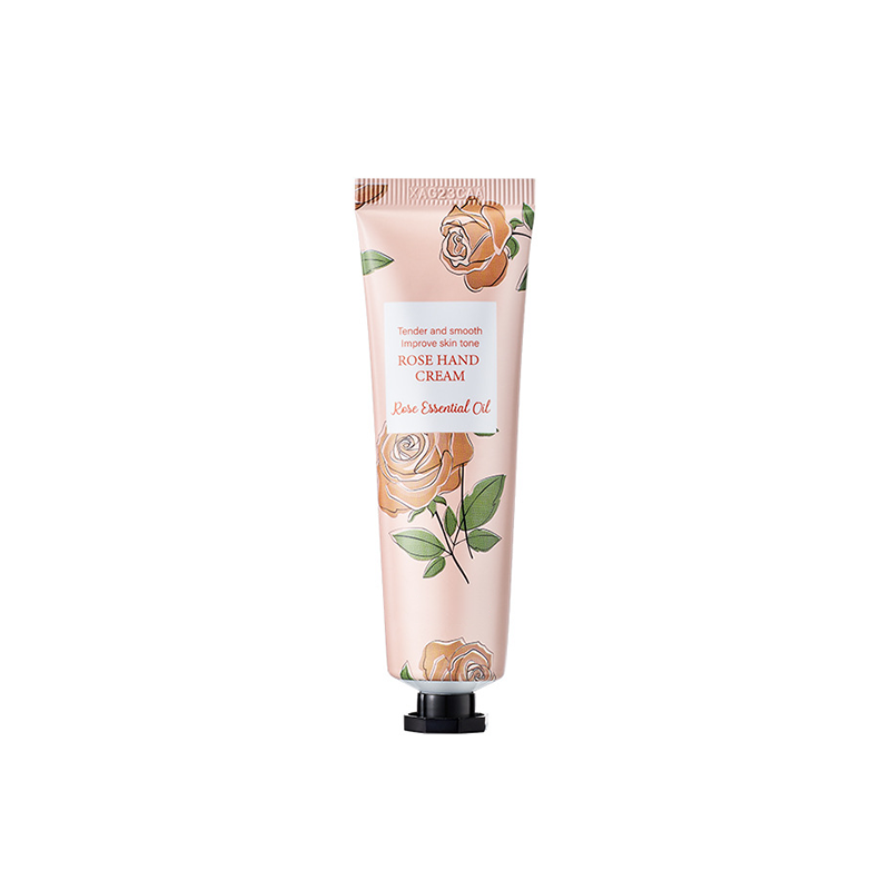 Rose hand cream, soft and smooth.