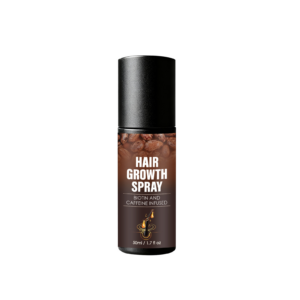Hair growth spray, containing biotin and caffeine.