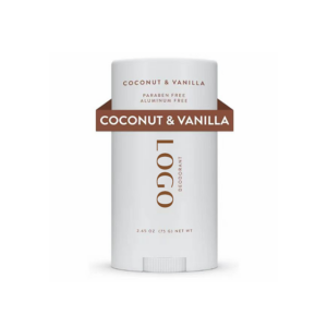Coconut and vanilla deodorant