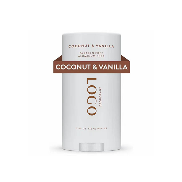 Coconut and vanilla deodorant