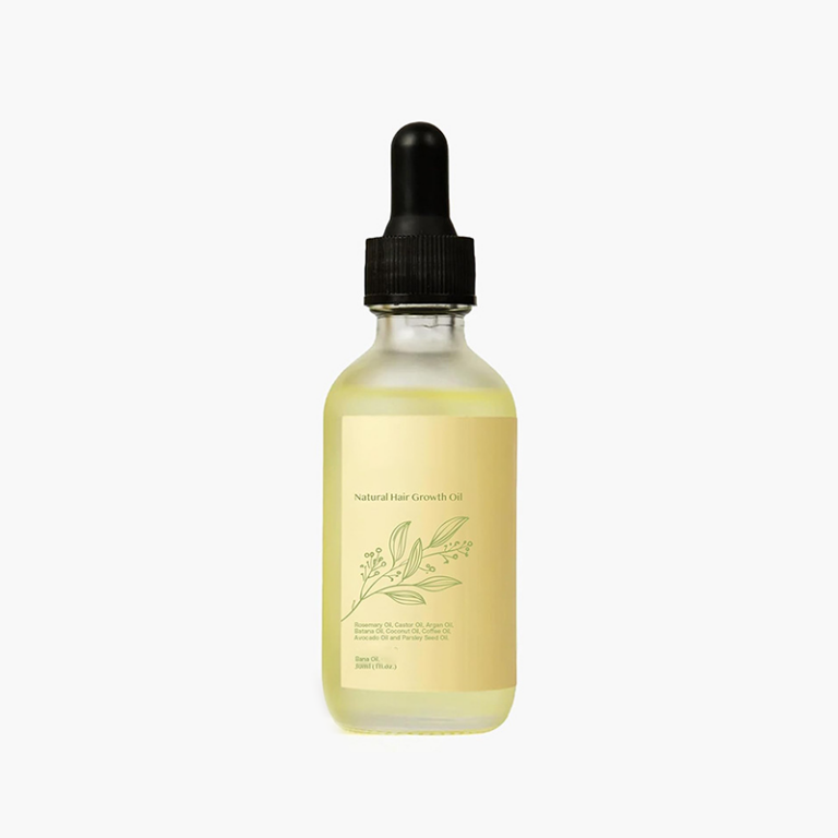 Natural hair growth oil, hair growth formula, pure and natural.