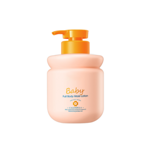 Baby full body moisturizing lotion, with calendula and vitamin E.