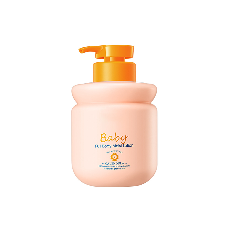 Baby full body moisturizing lotion, with calendula and vitamin E.