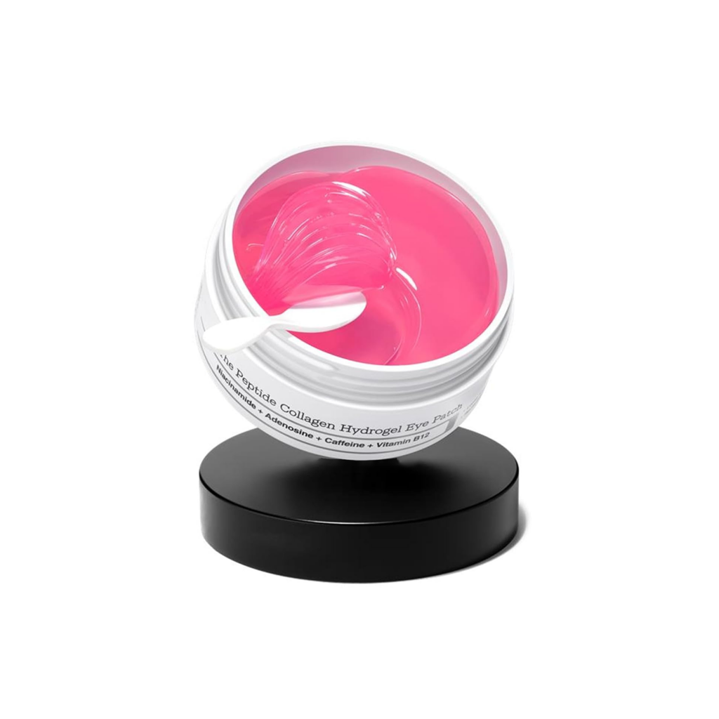 Pink Peptides Collagen Hydrogel Eye Patch for Puffy Eyes