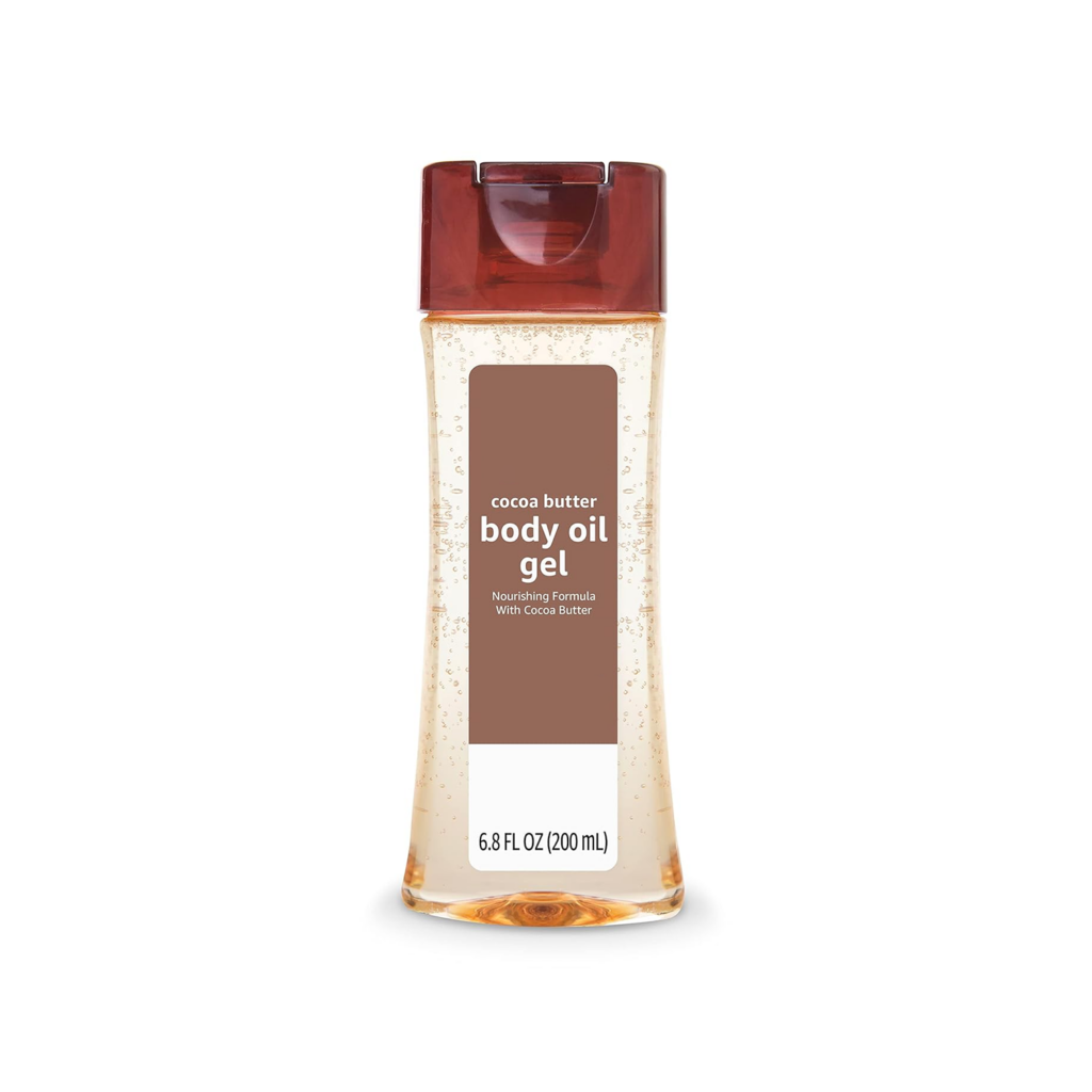 Body Oil Gel with Cocoa Butter, Paraben Free