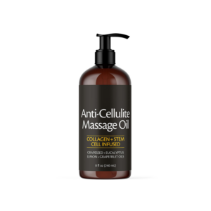 Anti-cellulite massage oil, collagen + stem cell infusion
