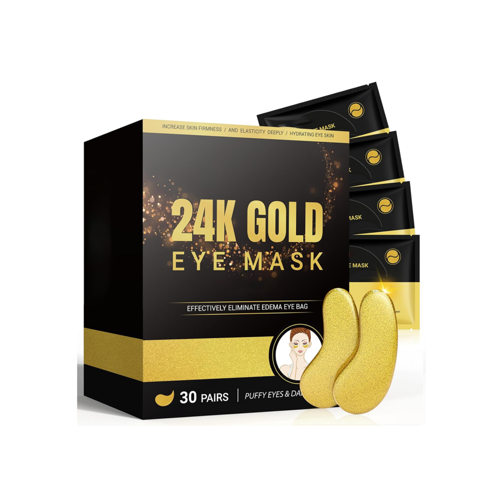 Under Eye Patches, 24K Gold Under Eye Mask for Puffy Eyes