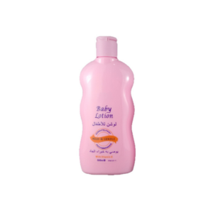 Baby lotion, fragrance-free, contains vitamin E