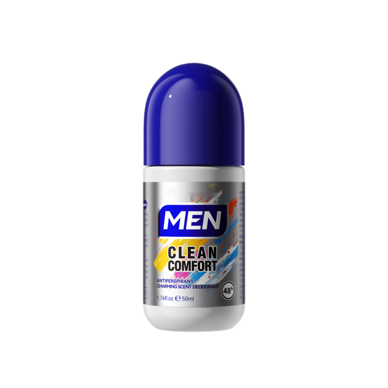 Men’s clean and comfortable antiperspirant