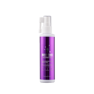 Keratin hair and scalp serum, providing nourishment and repair.