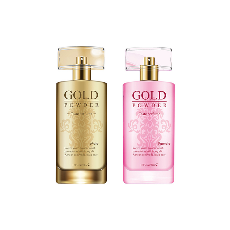 Gold dust perfume, flavored perfume, flirtatious perfume
