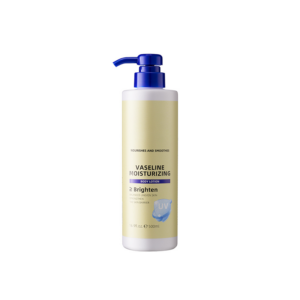 Vaseline moisturizing body lotion, brightens skin tone.