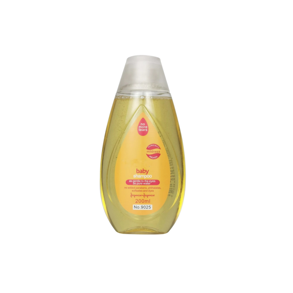 Baby shampoo, gentle on the eyes.