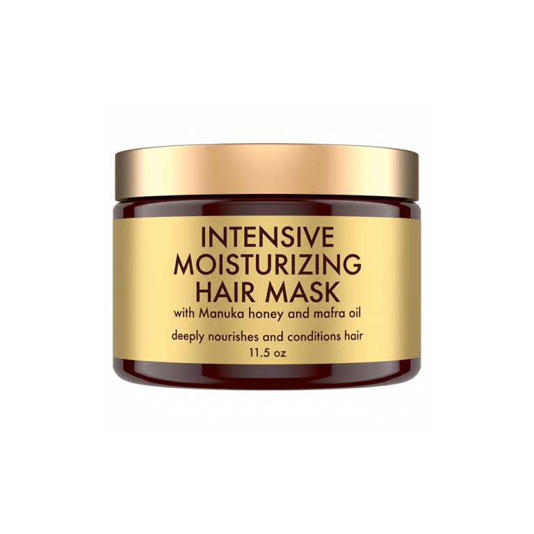 Intensive moisturizing hair mask with Manuka honey and mafra oil
