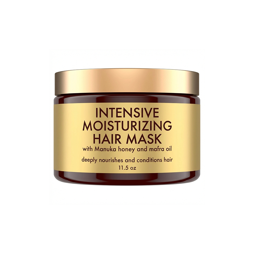 Intensive moisturizing hair mask with Manuka honey and mafra oil