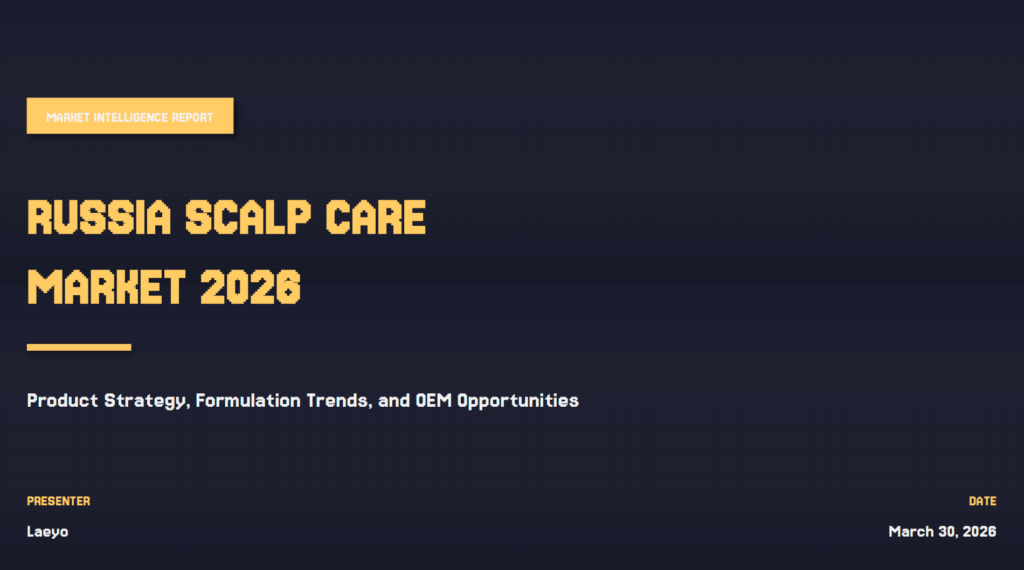 Russia Scalp Care Market 2026: Trends, Product Opportunities, and OEM Launch Strategy