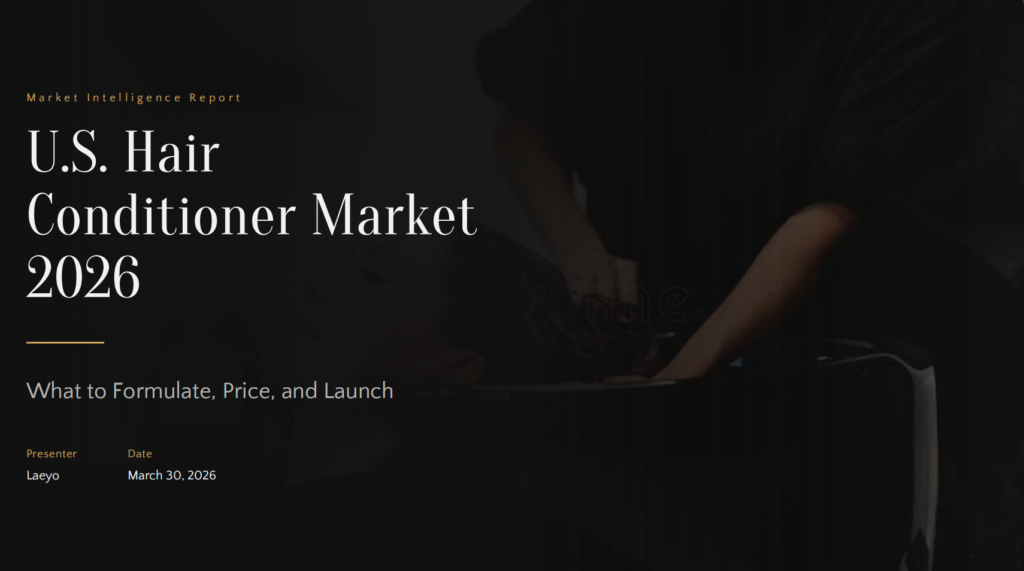 U.S. Hair Conditioner Market Report 2026: Product Trends, Price Tiers, and OEM Launch Strategy