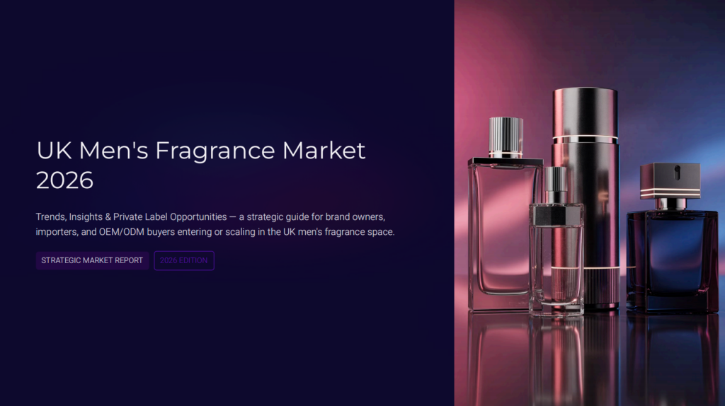 UK Men’s Fragrance Market 2026: Trends, Best-Selling Formats, and Private Label Opportunities