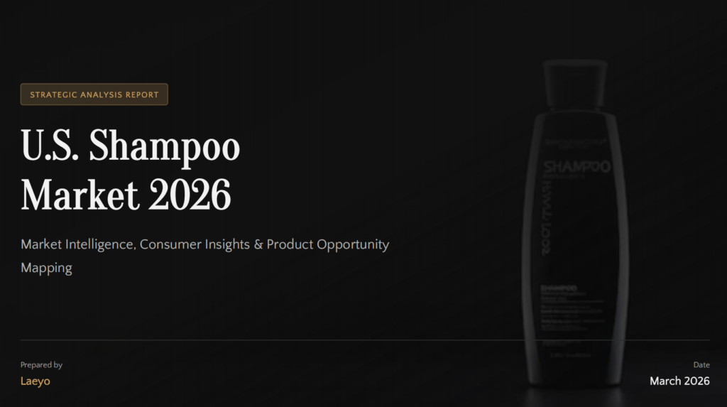 U.S. Shampoo Market 2026: Consumer Trends, Scalp Care, and Product Opportunities