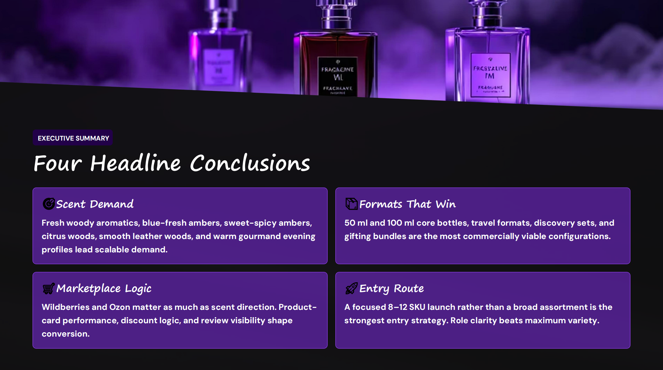 Four Headline Conclusions