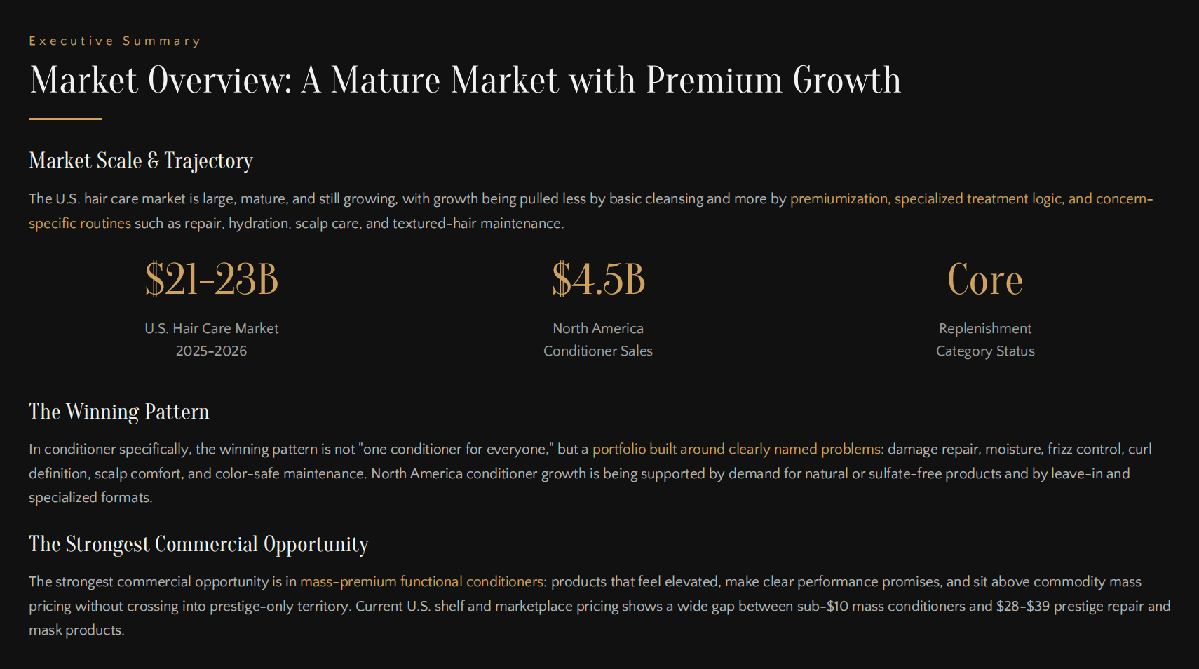Market Overview: A Mature Market with Premium Growth