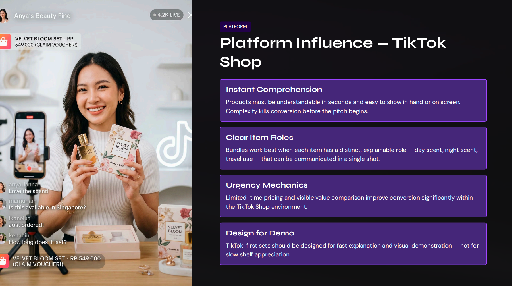 Platform Influence 4 TikTok Shop