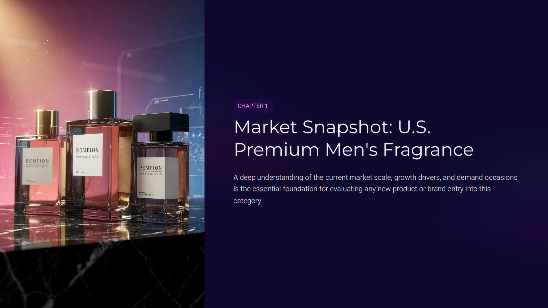 Market Snapshot: U.S. Premium Men's Fragrance