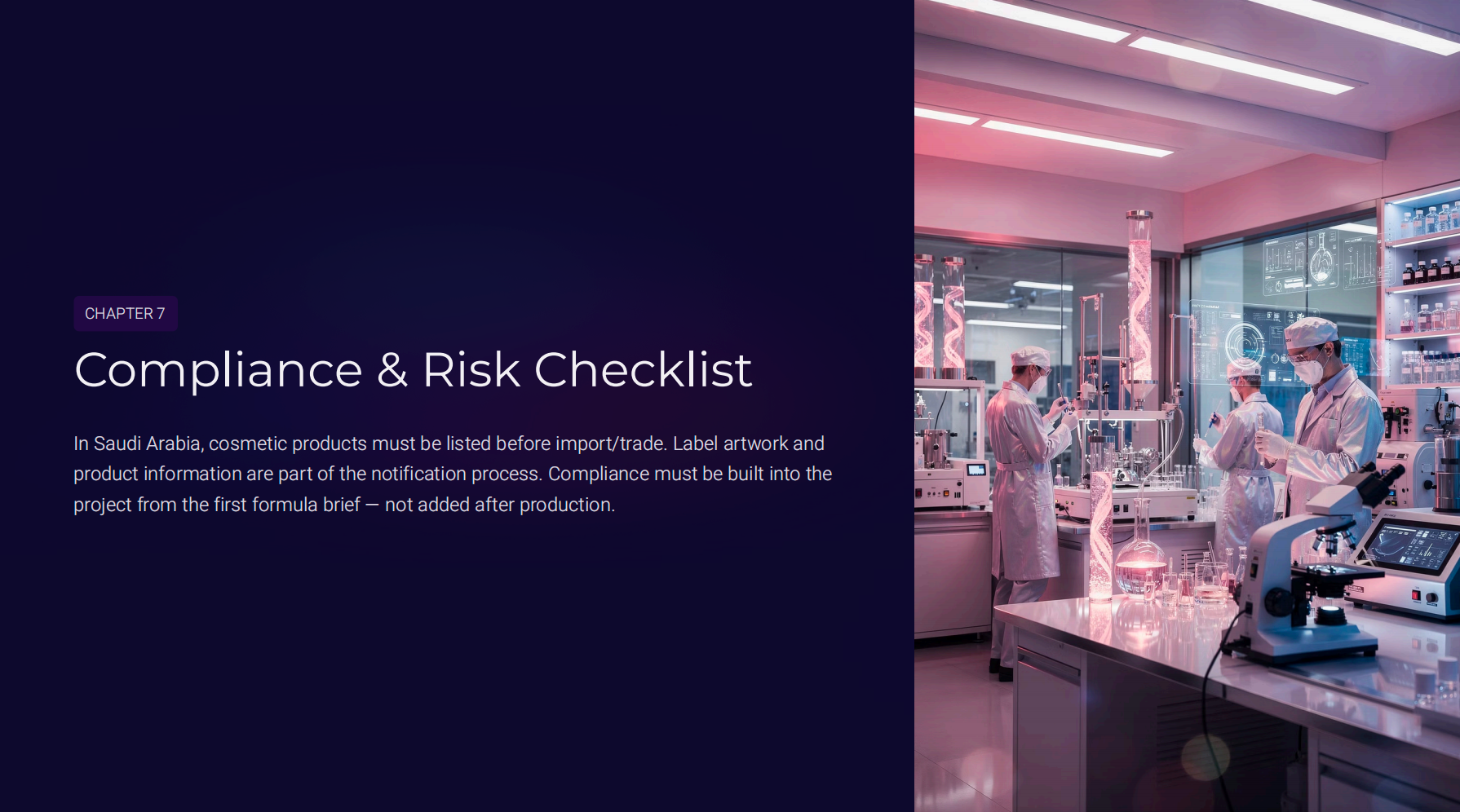 Compliance & Risk Checklist