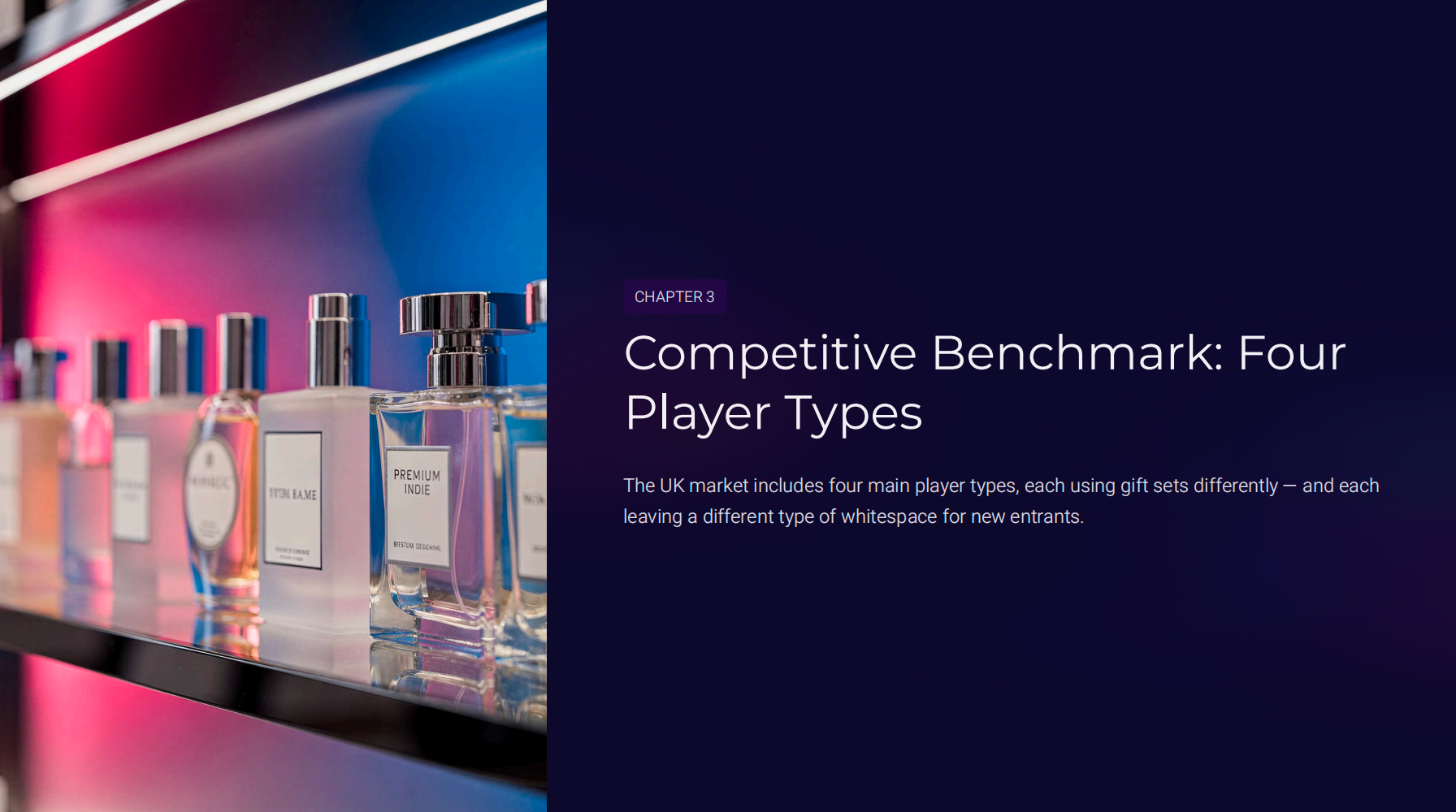 Competitive Benchmark: Four Player Types