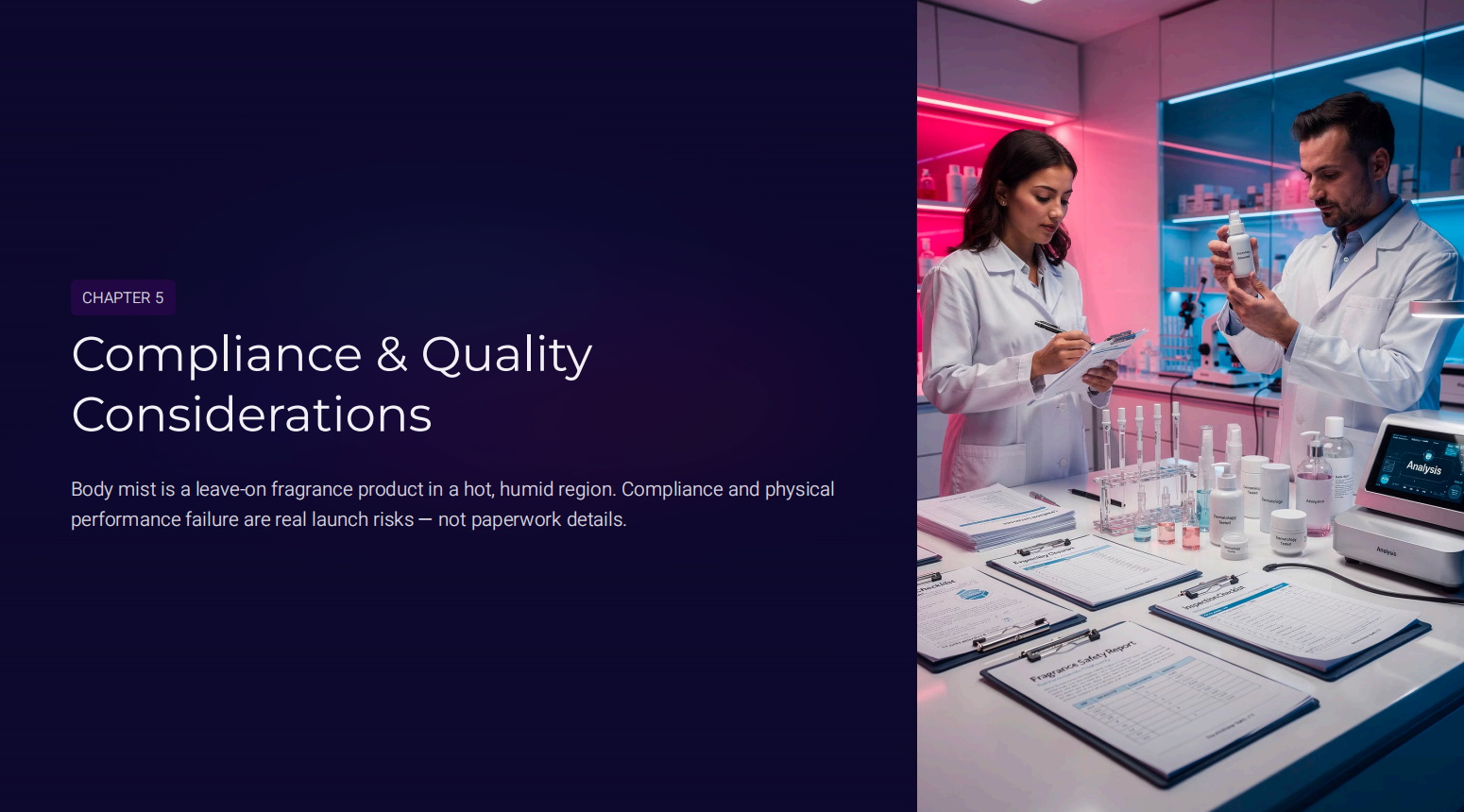 Compliance & Quality Considerations