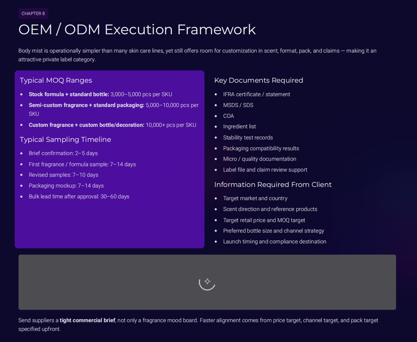 OEM / ODM Execution Framework