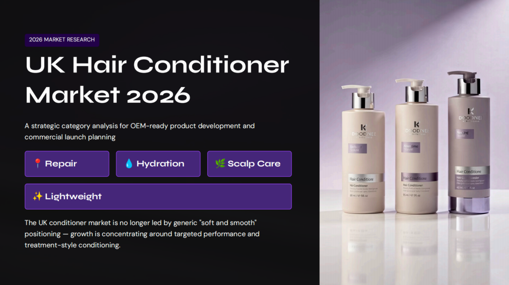 UK Hair Conditioner Market 2026: Repair, Hydration, Scalp Care, and OEM Launch Guide