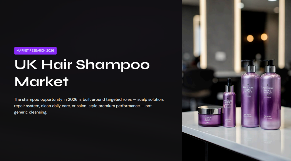 UK Hair Shampoo Market 2026: Scalp Care, Repair, Sulfate-Free Trends, and OEM Launch Guide