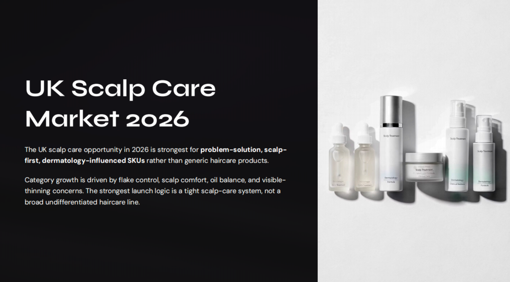 UK Scalp Care Market 2026: Anti-Dandruff, Sensitive Scalp, Thinning Support, and Launch Strategy