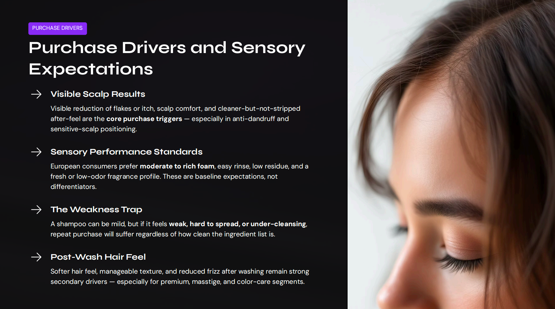 Purchase Drivers and Sensory Expectations