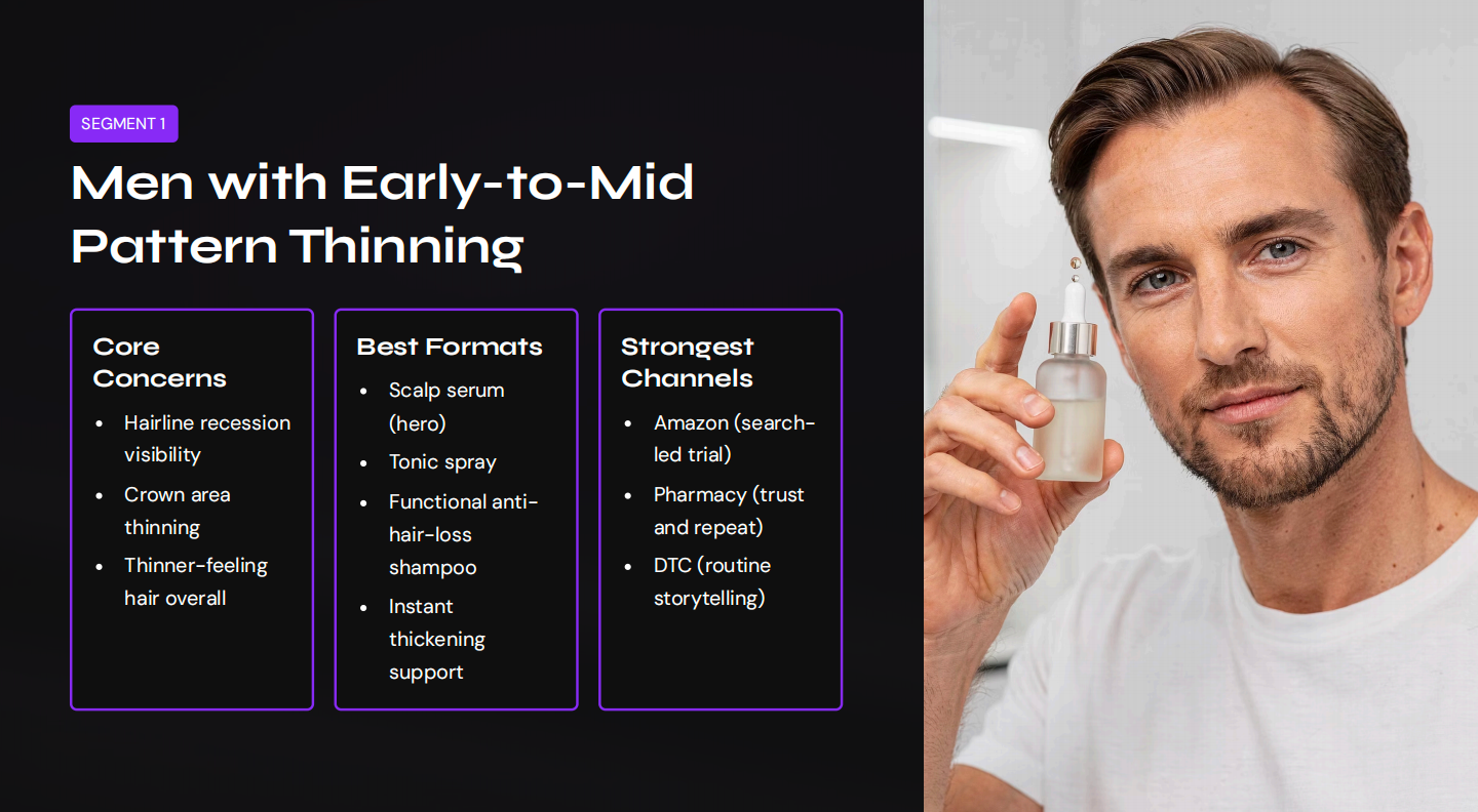 Men with Early-to-Mid Pattern Thinning