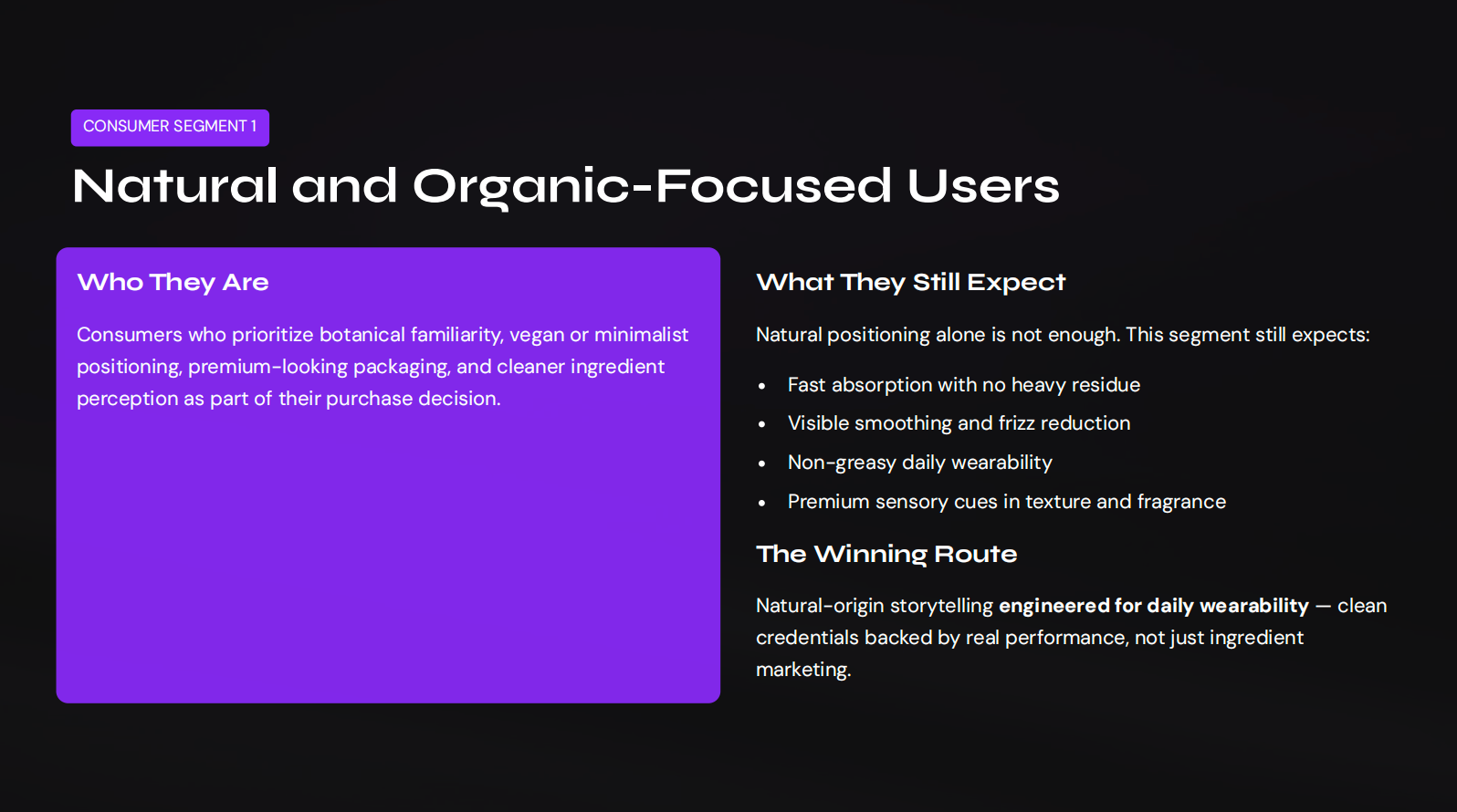 Natural and Organic-Focused Users