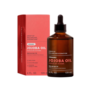 Organic Jojoba Oil, 100% Pure, Moisturizing for Face, Hair, Skin and Nails